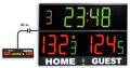 Electronic multisport scoreboard with console display - Basketball scoreboard